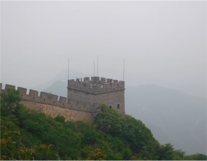 corner lookout structure of great wall of china