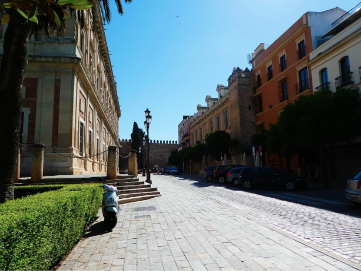 motorcycle through sevilla, one day in sevilla, what to do in seville in one day