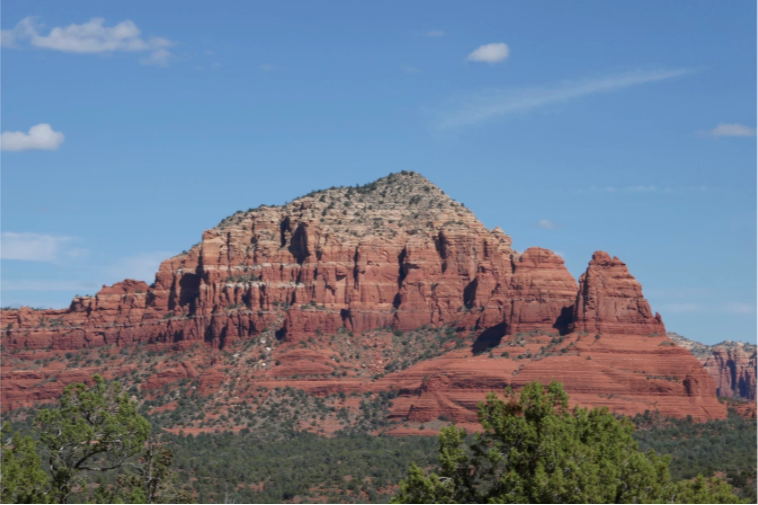 red rocks of sedona arizona from the loop trail