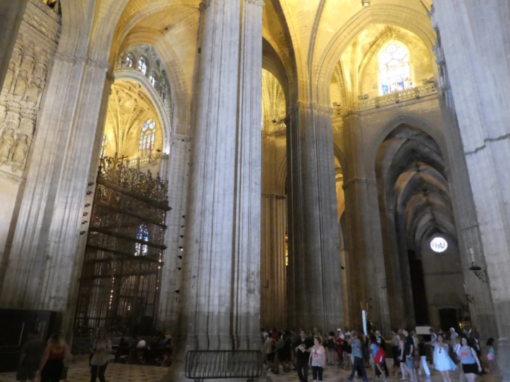 columns in the cathedral, what to do in seville for the first time