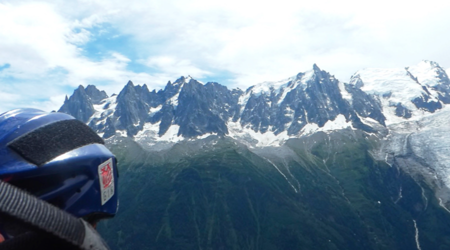 snow capped mountains