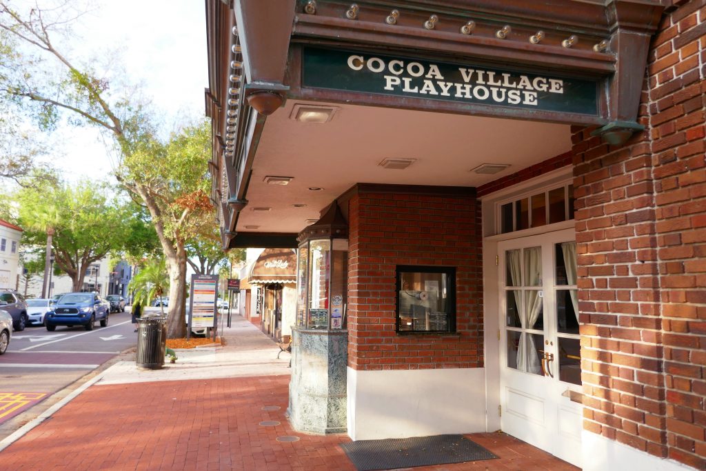 entrance to playhouse in cocoa village