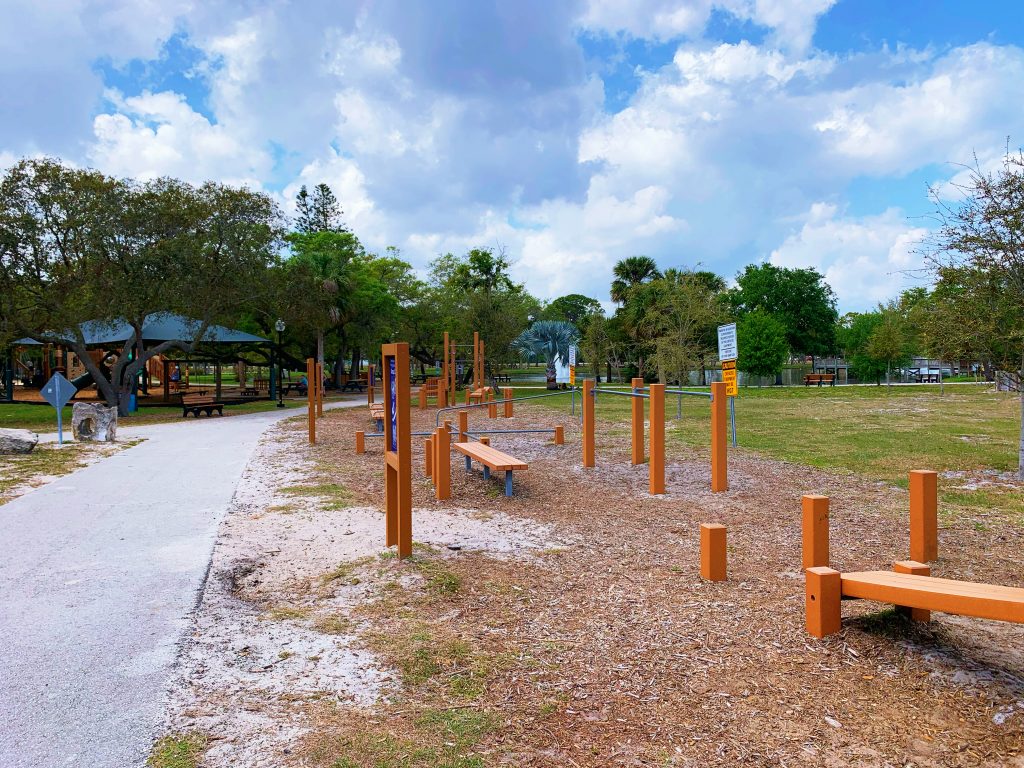 orange park in dirt