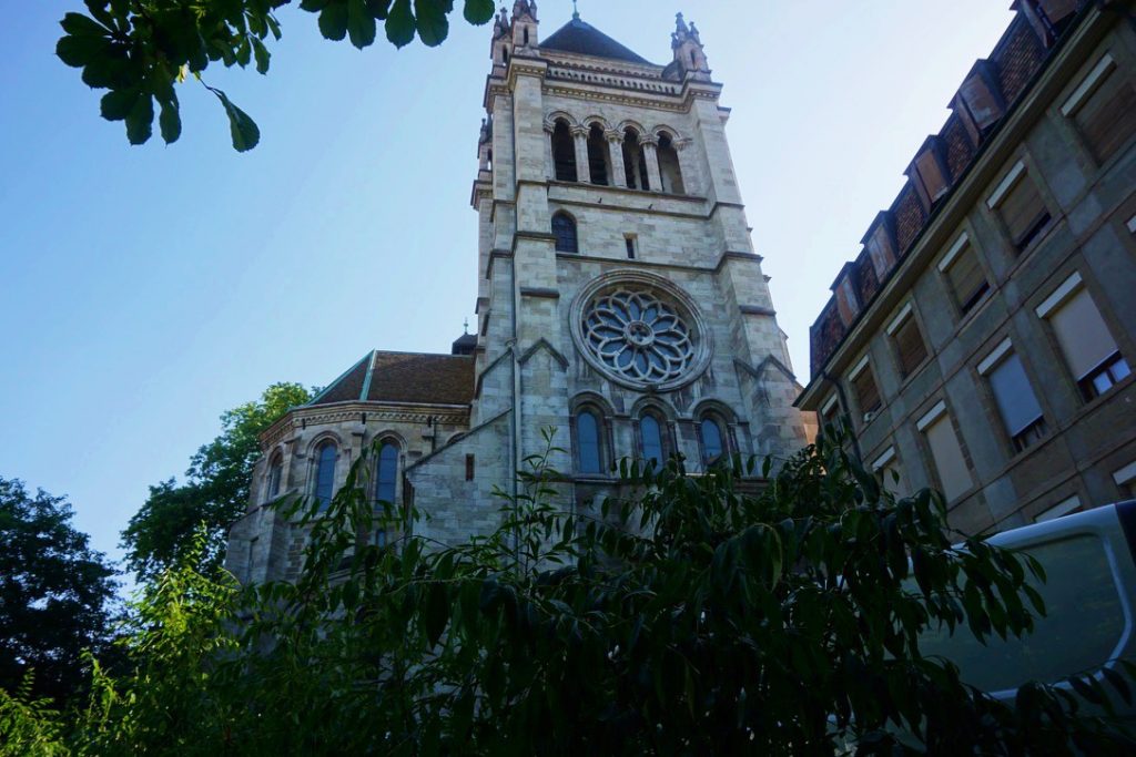 clock tower seen from below