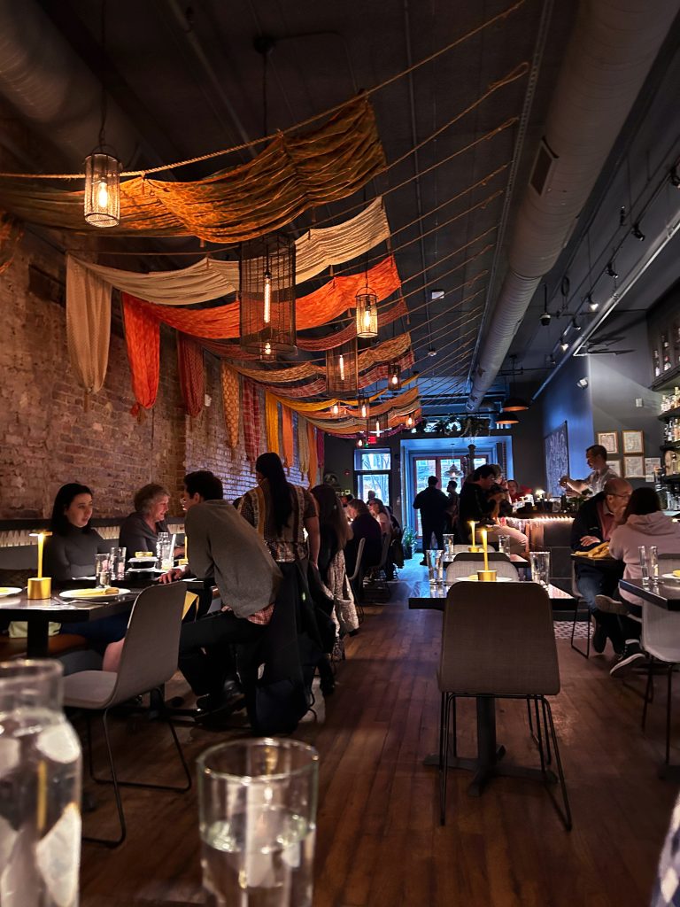 dining area of pappe restaurant