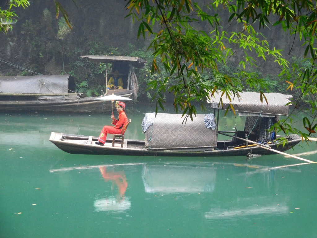 traditional streamboat on Tribe of the Three Gorges xiling china